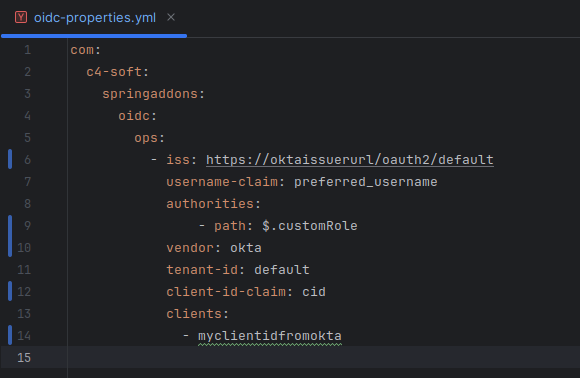 Sample oidc-properties.yml file in UserTasks Bridge Backend